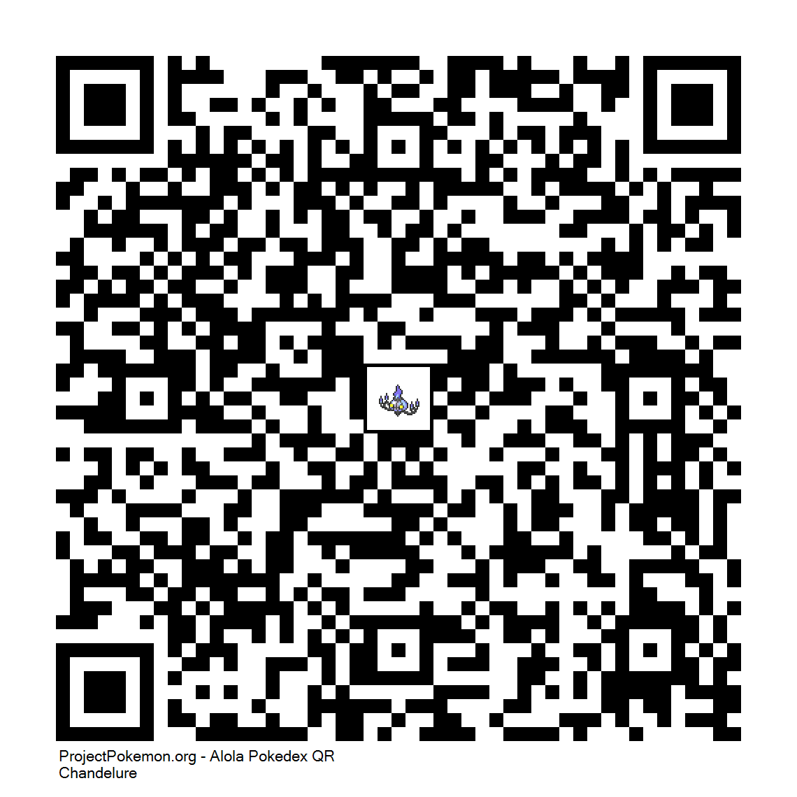 Cdigo QR de Chandelure